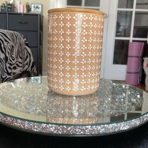 New Eccolo ceramic light brown kitchen mediumjar house decoration floral pattern